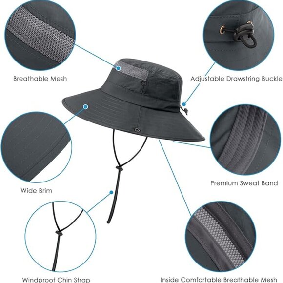 Fishing Hat with UV Protection(NEW) - Picture 5 of 8